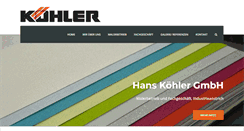Desktop Screenshot of maler-koehler-gmbh.de